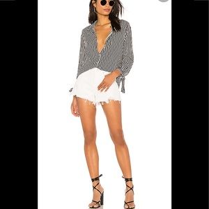 Agolde Parker White denim shorts New Sz29